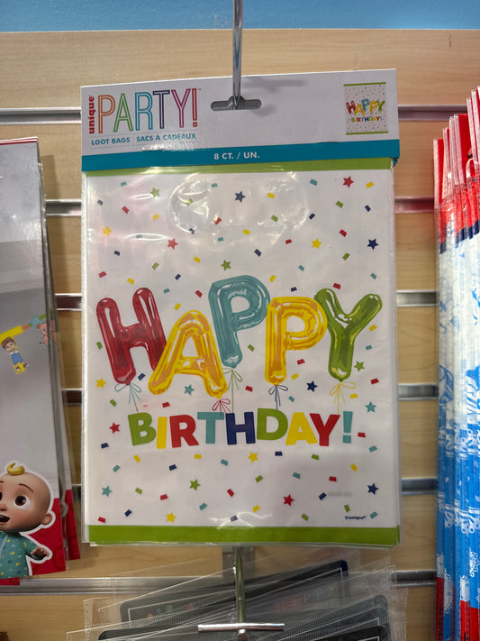 Happy Birthday Loot Bags