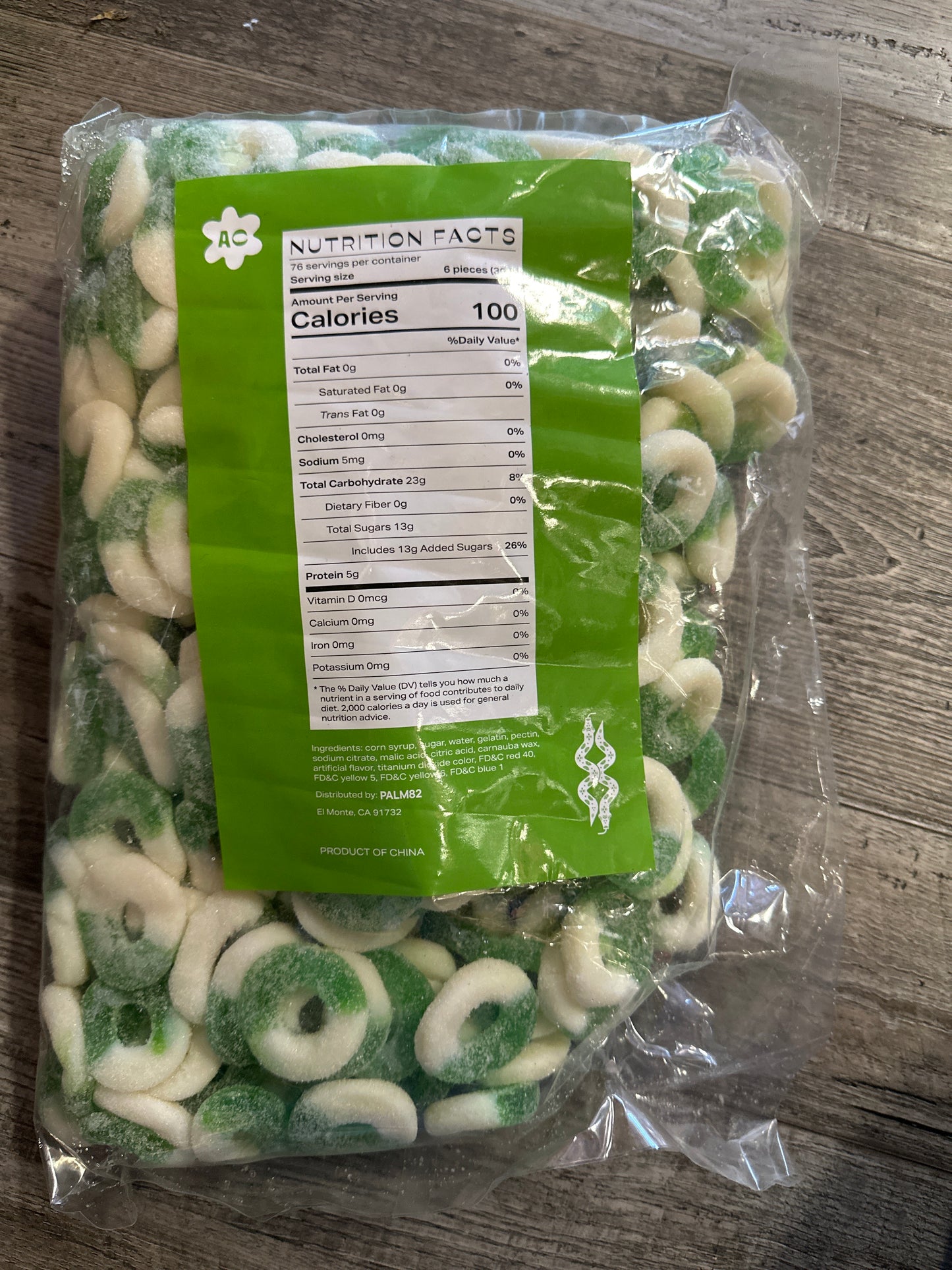 5lbs Gummy Apple rings