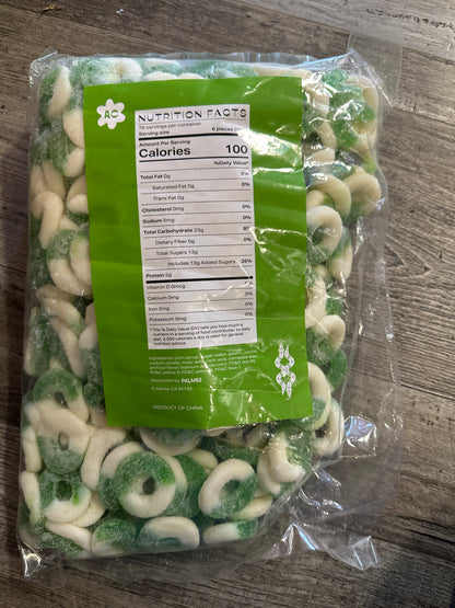 5lbs Gummy Apple rings