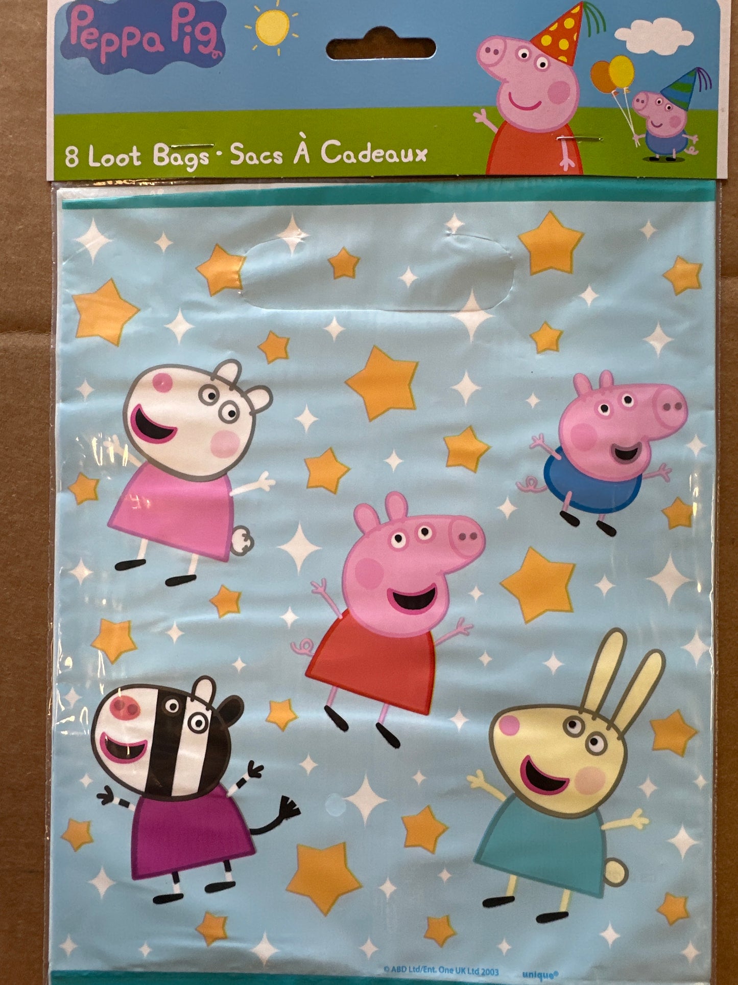 Peppa pig loot bags