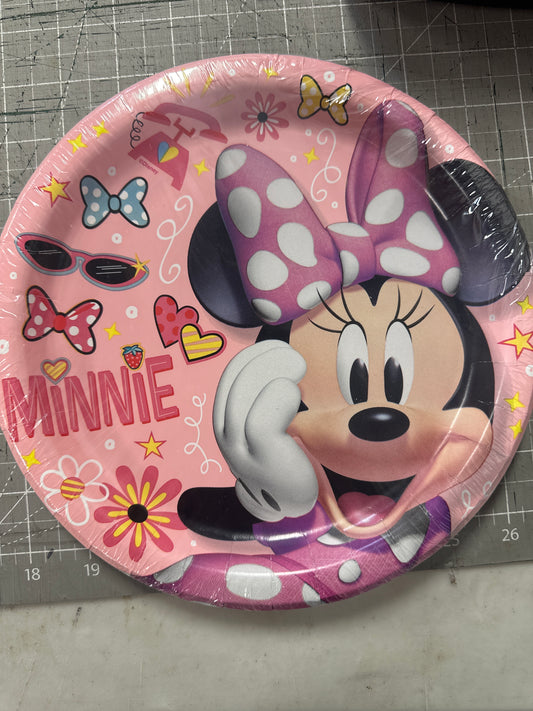 Large Minnie Mouse Plates