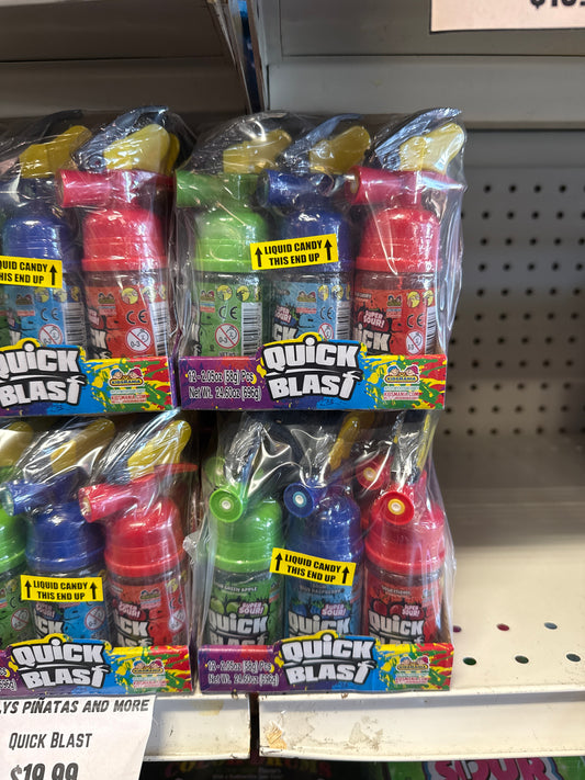 Quick Blast Sour Candy Spray 12 pk