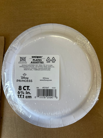 Disney Princess dessert plates