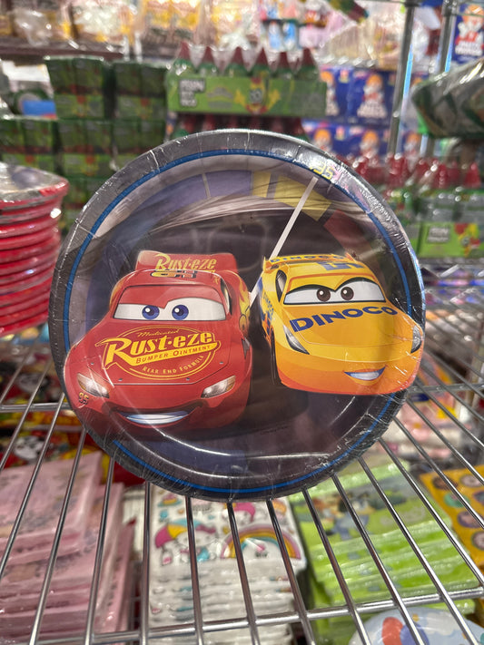 Cars Dessert Plates