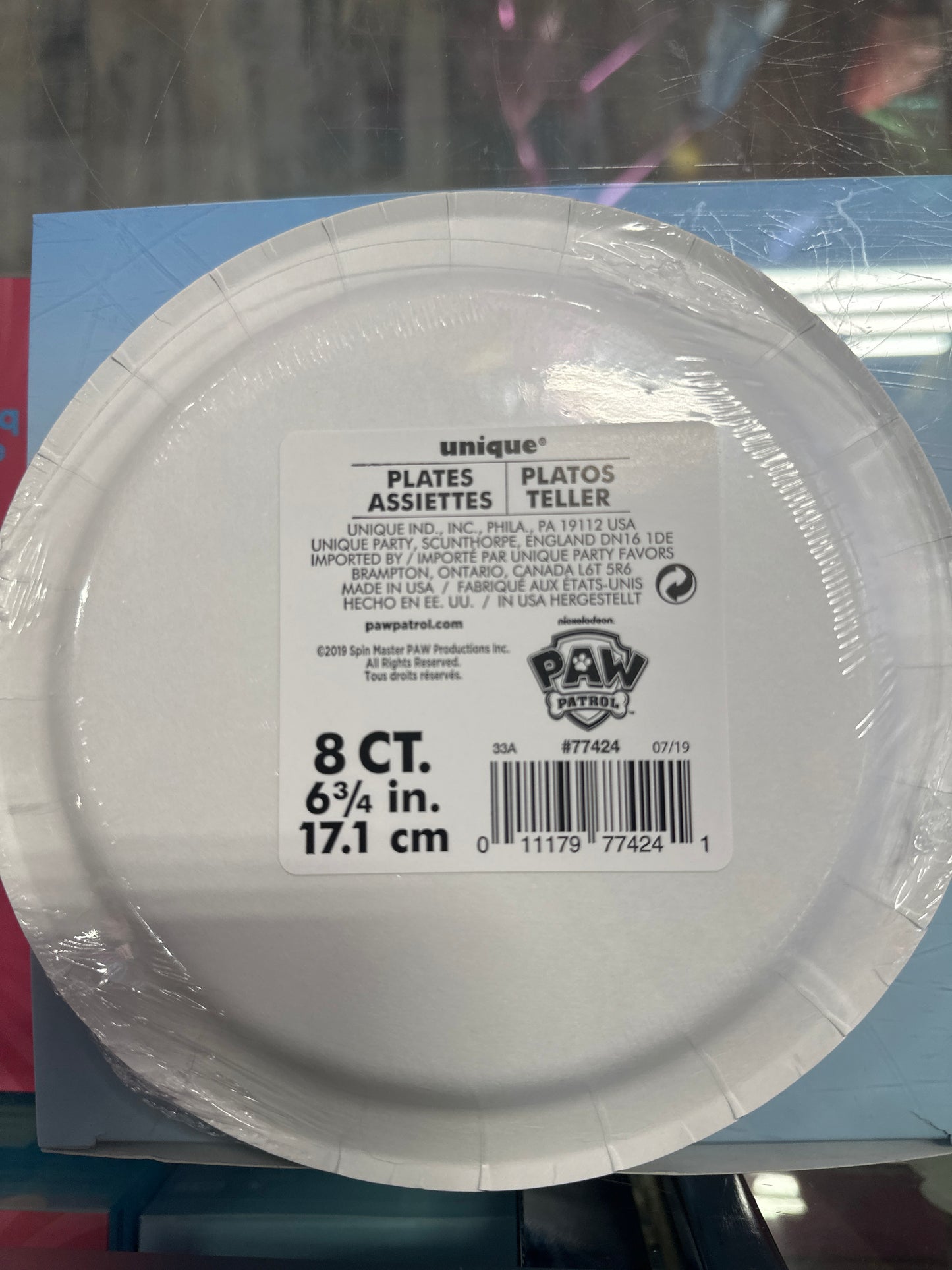Paw Patrol dessert plates