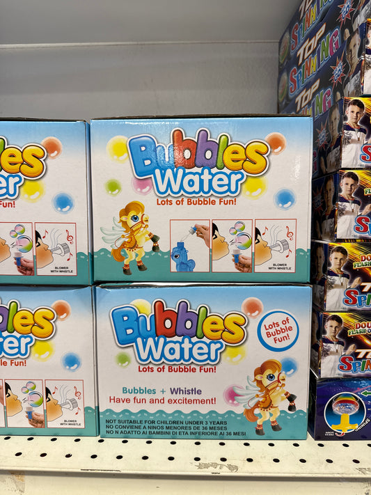 Bubbles Water 24 pk Horse Shaped