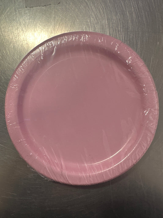 Small Color Light Pink Plates