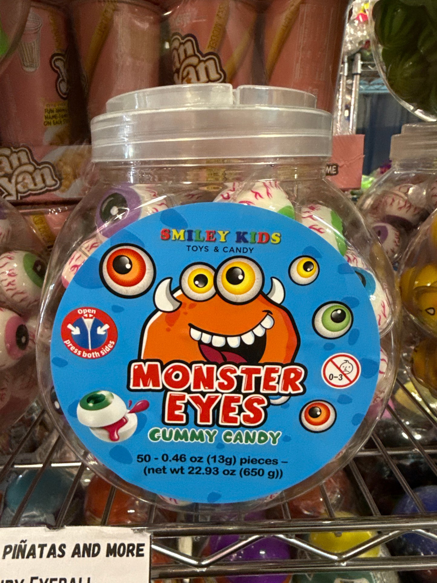 Monster Eyes Gummy Candy 50 pk