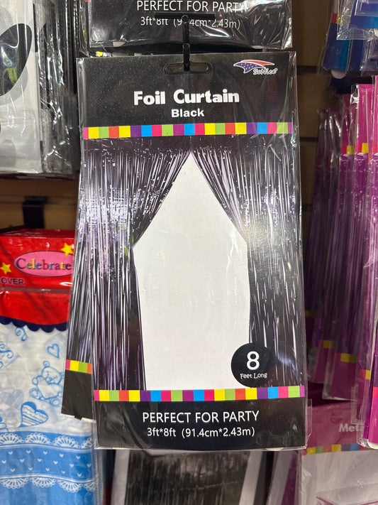 Foil Curtain - Black