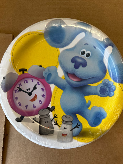 Blues Clues dessert plates