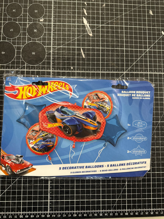 Hot wheel balloon pack