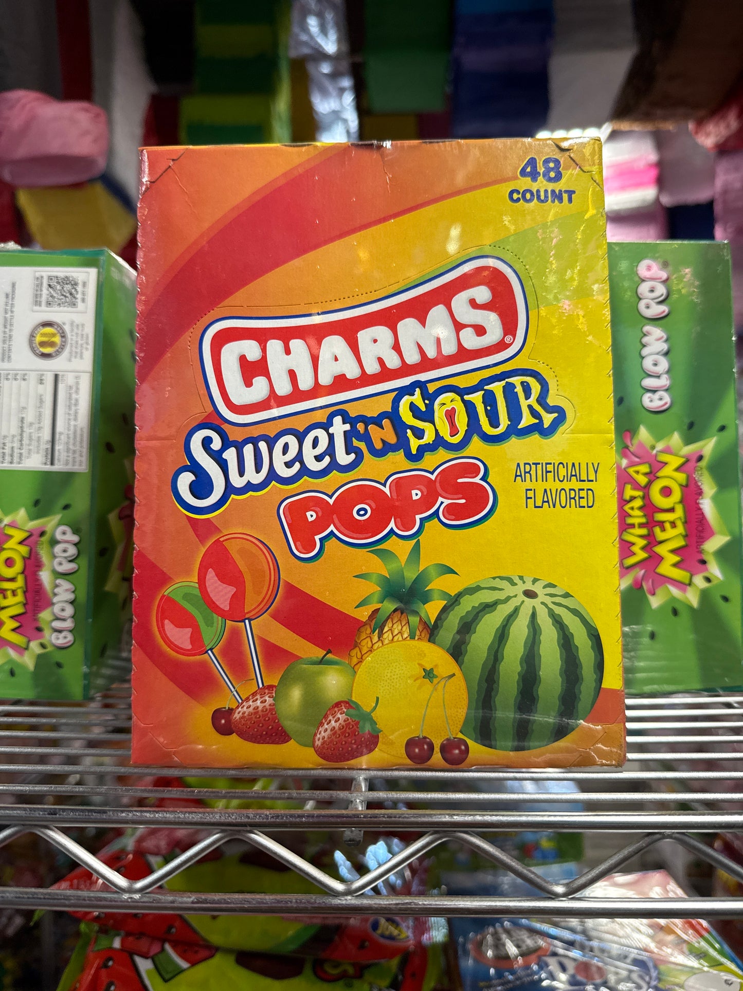 Charms Sweet and Sour Pops 48 pk