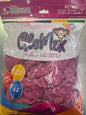 Retro Hot Pink GloMex Balloons 100pcs