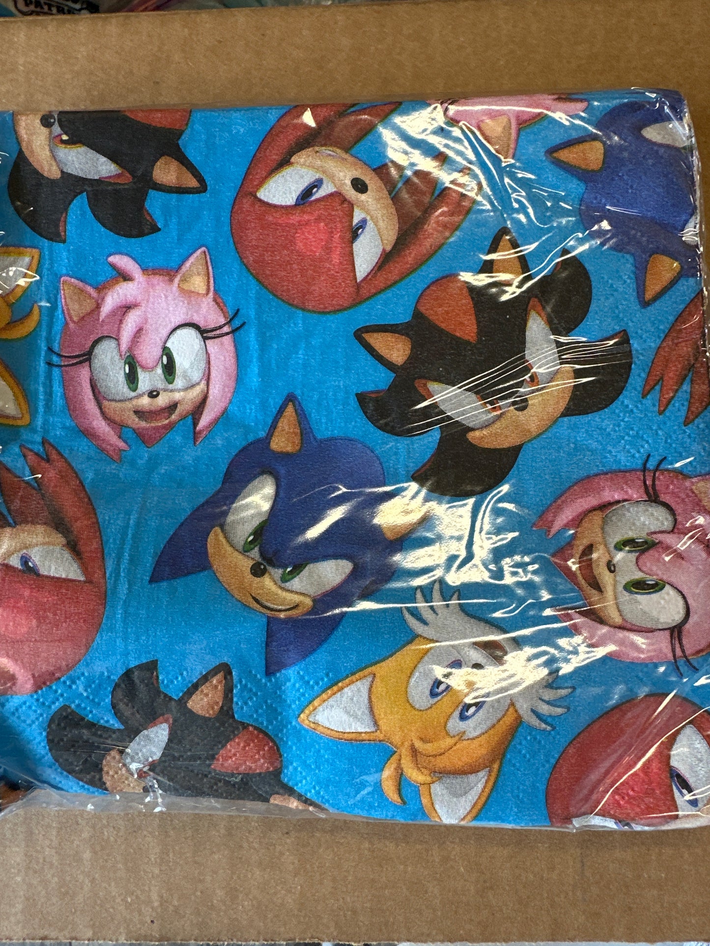 Sonic napkins