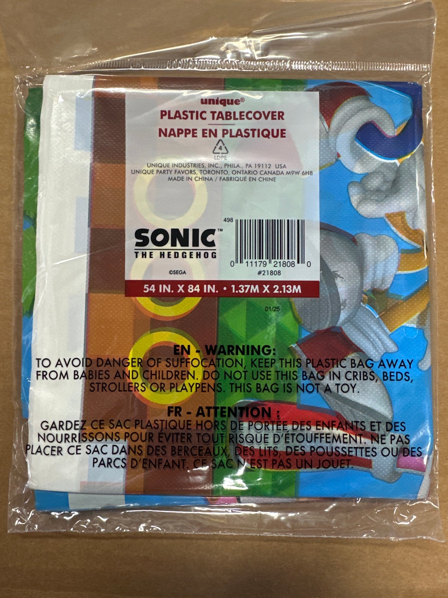 Sonic table covers