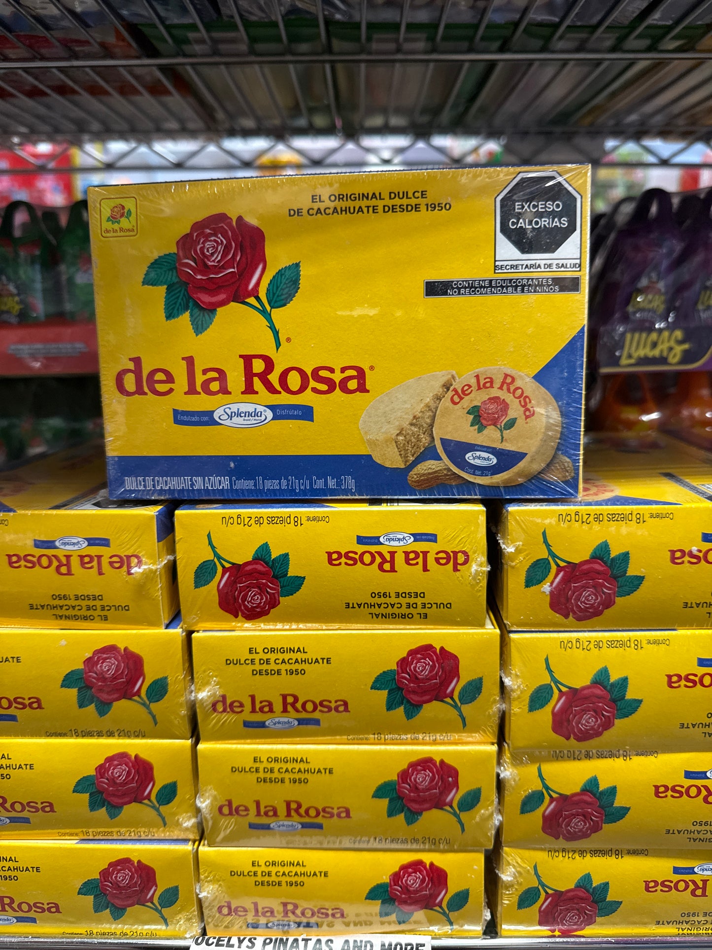 De La Rosa Sugarfree Mazapan 18 pk