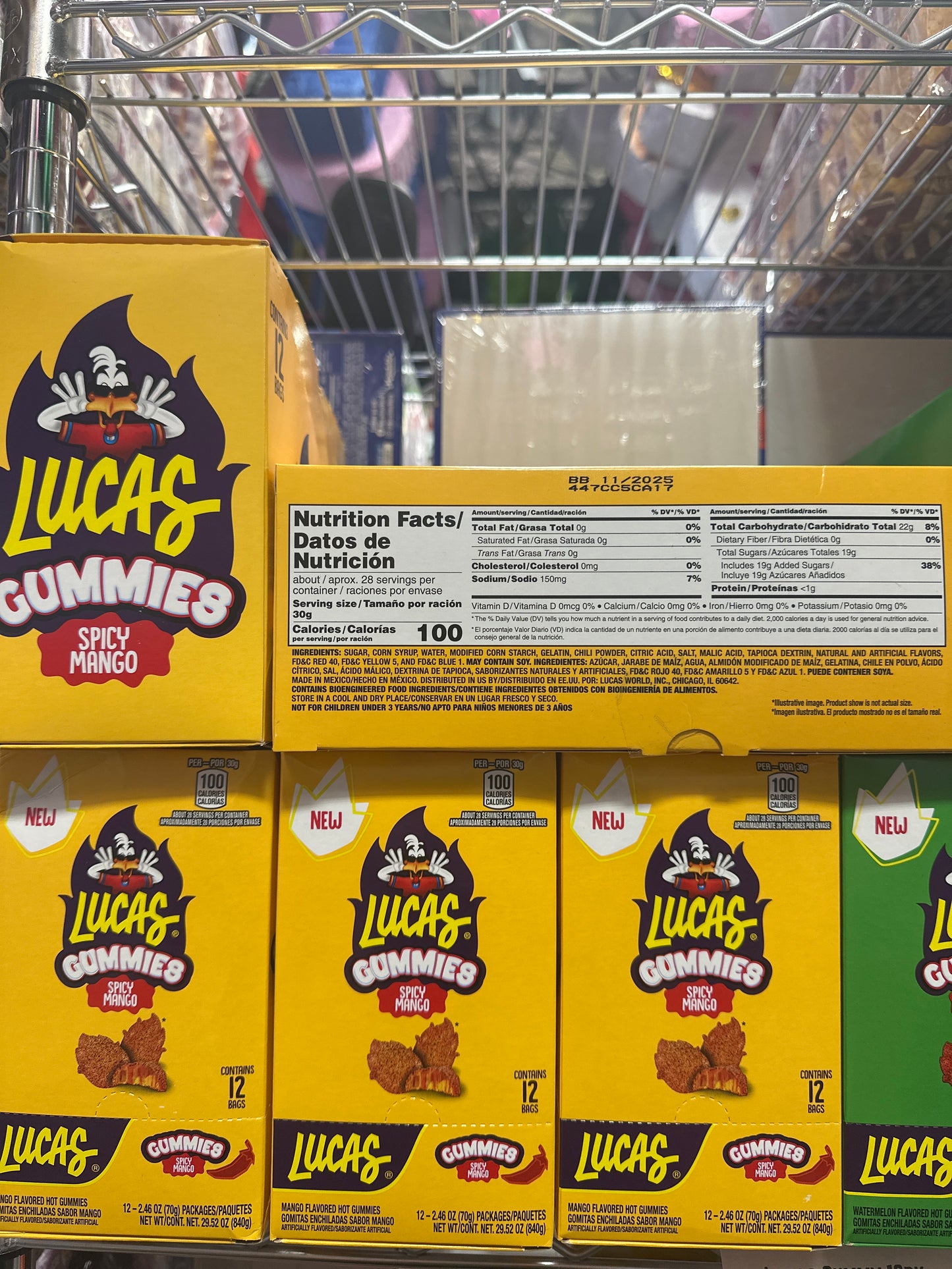 Lucas Gummies Spicy Mango 12pk
