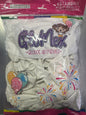White GloMex Balloons 100pcs