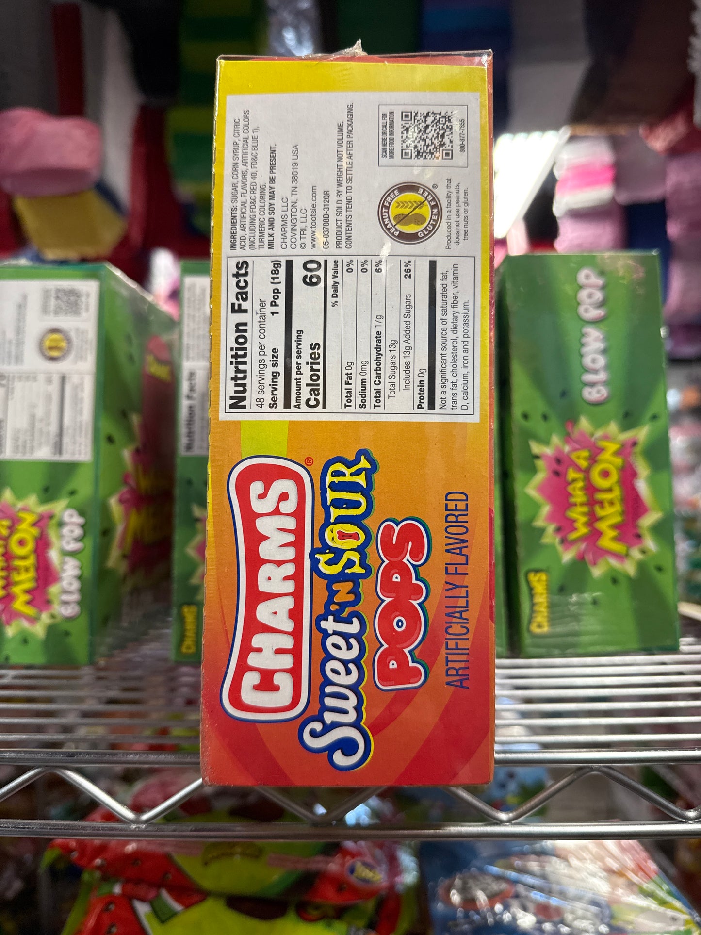 Charms Sweet and Sour Pops 48 pk