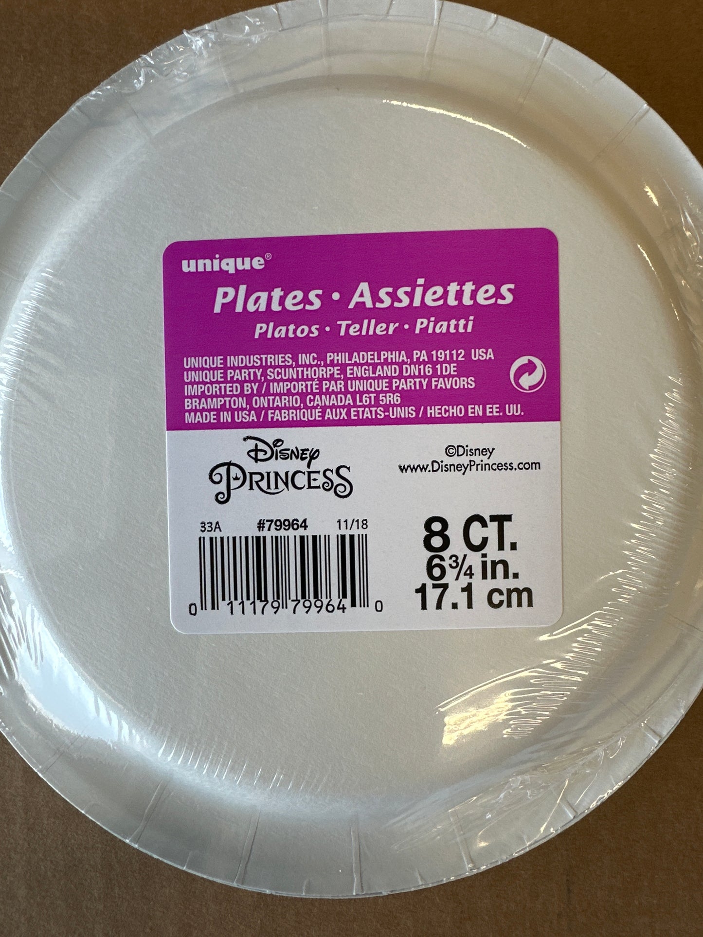 Princess Ariel dessert plates